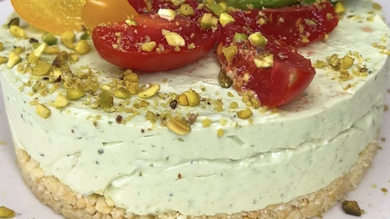 CHEESECAKE SALATA IN 5 MINUTI Senza gelatina, senza cottura