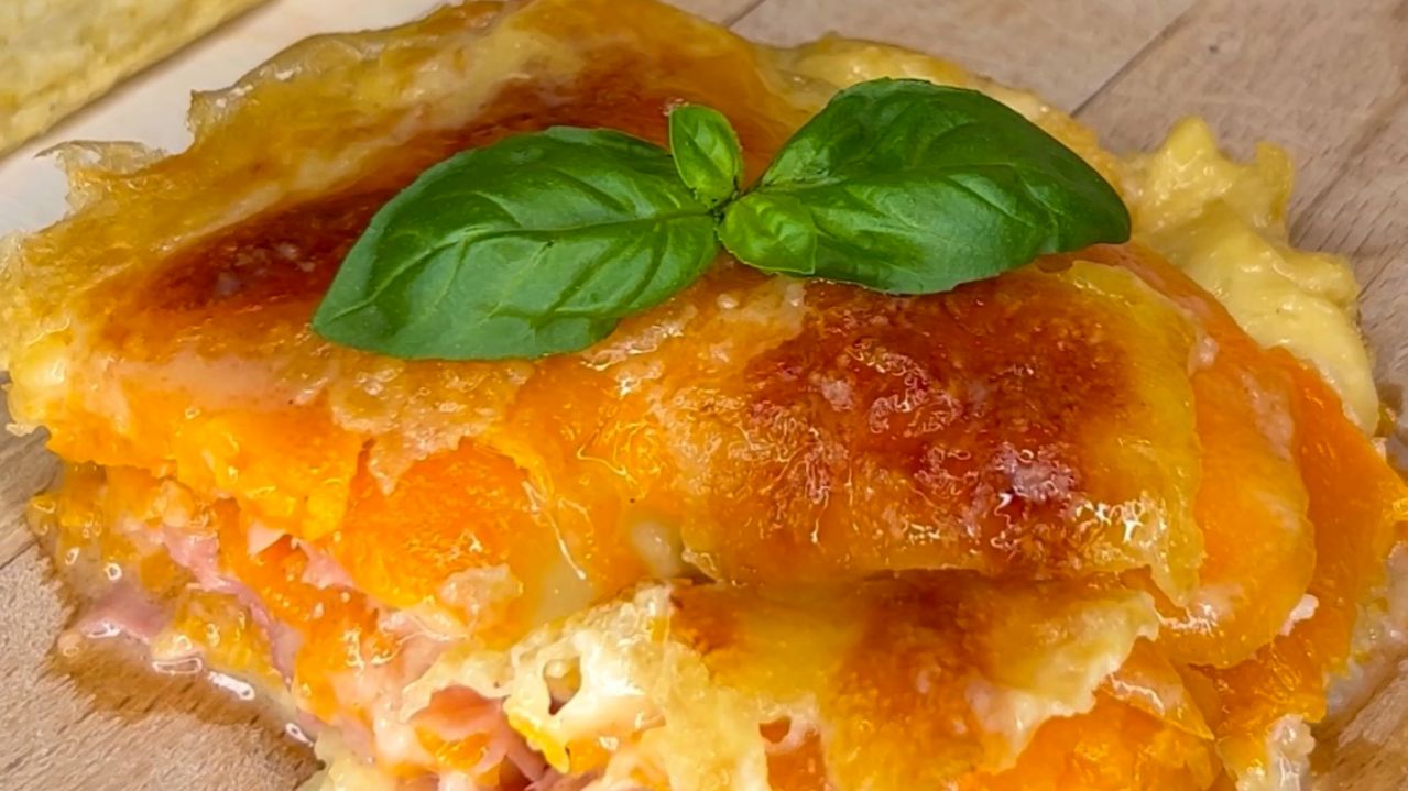 LASAGNA DI ZUCCA Solo 5 ingredienti LOW CARB!