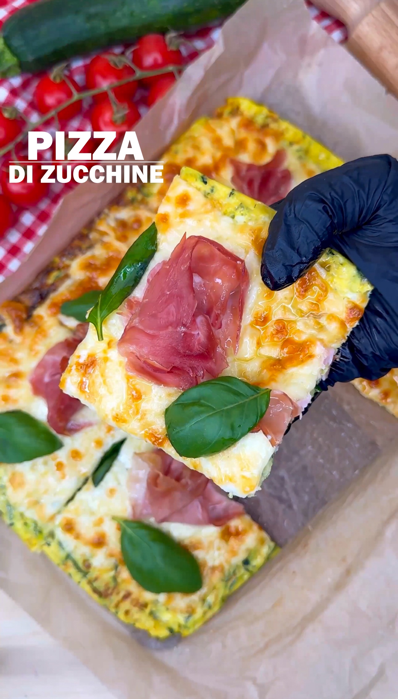 PIZZA DI ZUCCHINE 2 INGREDIENTI Pronta in 10 minuti, LOW CARB!